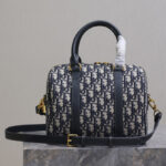 Christian Dior Groove 25 Bag Dark Blue